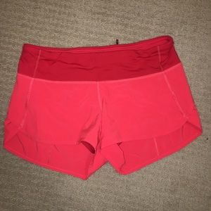 Lululemon Speed Shorts